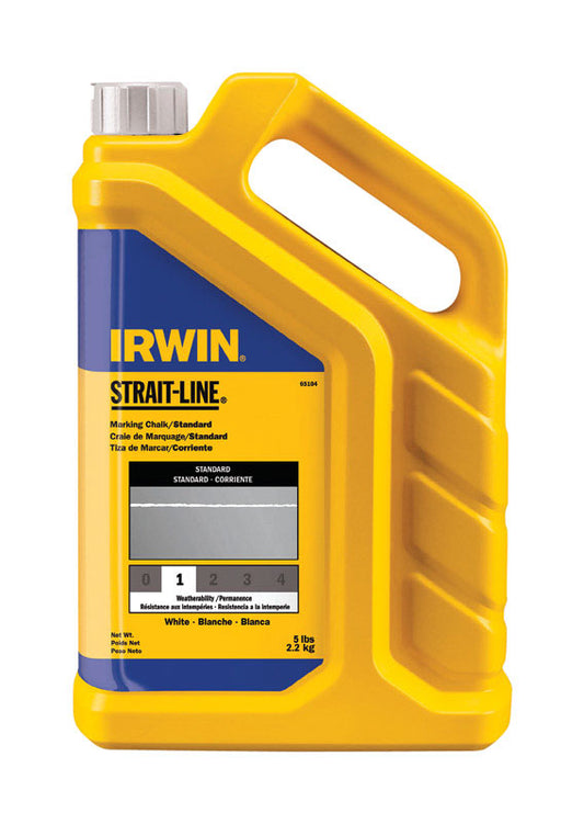 Irwin Strait-Line 5 lb Temporary Chalk White