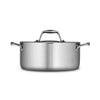 Tri-Ply Clad 5 Qt Covered Stainless Steel Dutch Oven