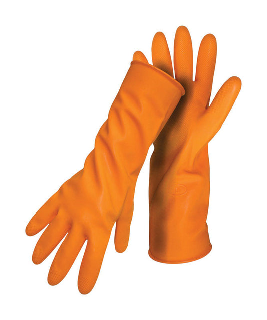 Boss Men's Indoor/Outdoor Chemical Gloves Orange L 1 pair