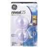 GE Reveal 25 watts C10 Globe Incandescent Bulb E26 (Medium) Soft White 2 pk (Pack of 6)