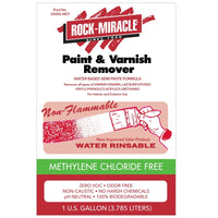 Rock Miracle Non-Flammable Fast Paint and Varnish Stripper 1 gal. (Pack of 4)
