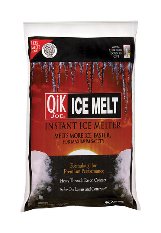 Qik Joe  Calcium Chloride  Ice Melt  50 lb. Pellet