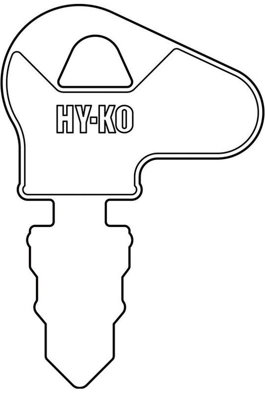 Hy-Ko Traditional Key Automotive Key Blank Double sided For For Yard Tractor (Pack of 10)