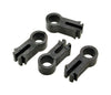 Dial  1/2 in. H x 2-3/4 in. W Plastic  Black  Clip