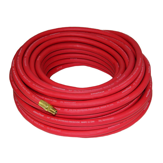 Grip on Tools Goodyear 50 ft. L X 3/8 in. D EPDM Rubber Air Hose 250 psi Red