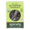 Spicely Organics - Organic Juniper Berries - Case of 6 - 0.2 oz.