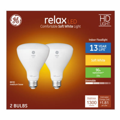 LED Reflector Bulbs, 15-Watts, 1,300 Lumens, 2-Pk.