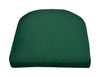 Casual Cushion  Green  Polyester  Seating Cushion  2.5 in. H x 18 in. W x 18 in. L