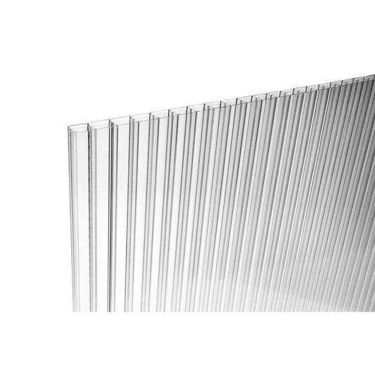 Plaskolite Clear Single Polycarbonate Sheet 48 in. W x 96 in. L x 1/4 in. (Pack of 5)