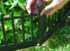 Estate Series Wrought-Iron Style Border Fencing – 10 Feet - Black