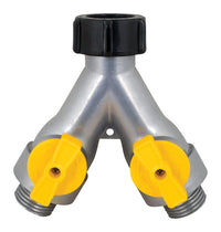 Hose Connctr 2way Mtl
