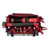 Milwaukee  PACKOUT  11 in. W x 17 in. H Ballistic Polyester  Tool Tote  31 pocket Black/Red  1 pc.