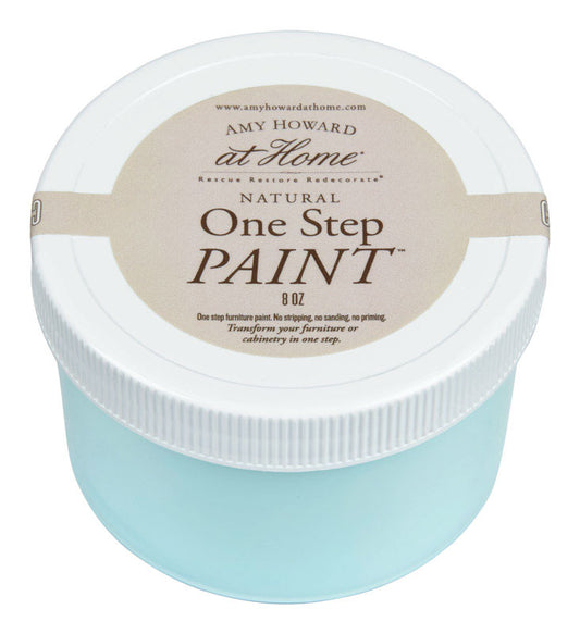 Amy Howard at Home Flat Chalky Finish Tick Tock Blue One Step Paint 8 oz. (Pack of 6)
