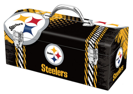 Windco Steel Pittsburgh Steelers Art Decor Tool Box 7.1 W x 7.75 H in.