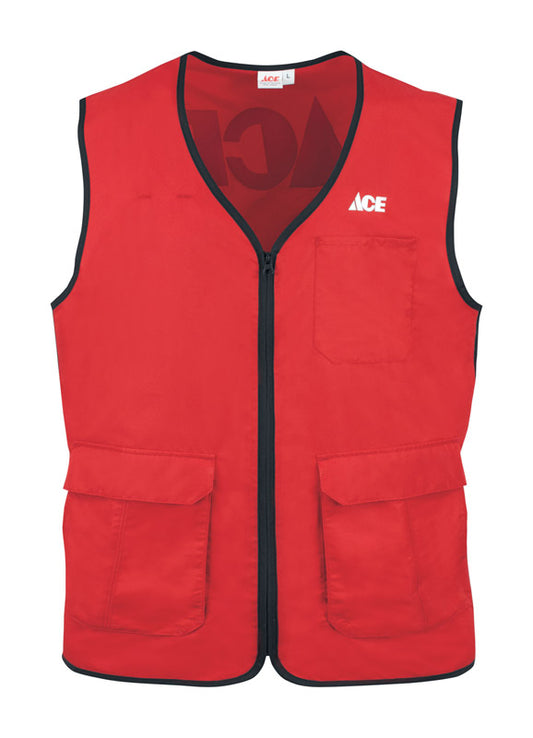 Artcraft No Snag XL  Men's Sleeveless V-Neck Red Vest