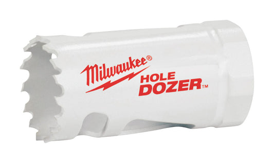 Milwaukee  Hole Dozer  0.875 in. Dia. x 2-1/8 in. L Bi-Metal  Hole Saw  1/4 in. 1 pc.