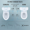 TOTO® WASHLET® C2 Electronic Bidet Toilet Seat with PREMIST and EWATER+ Wand Cleaning, Elongated, Cotton White - SW3074#01