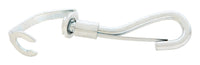 Campbell Chain 1/4 in. Dia. x 2-7/8 in. L Zinc Plated Iron Open Eye Swivel Spring Snap 30 lb. (Pack of 10)