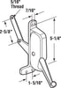 Prime-Line  Silver  Steel  Right  Awning  Window Operator  For Pan-American