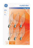 GE 40 watts CA10 Decorative Incandescent Bulb E12 (Candelabra) Soft White 6 pk (Pack of 5)