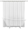 Zenna Home Pe71160c Zenna Home 71 In. H X 70 In. W Clear Solid Shower Curtain Liner Peva