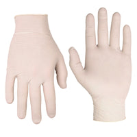 CLC Latex Disposable Gloves L White 10 pk