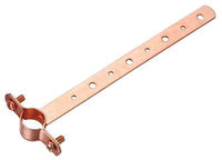 Copper Pipe Hanger, .75 x 6-In. Milford Type