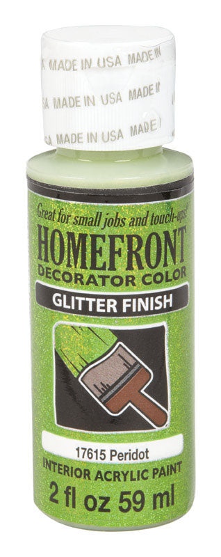 Homefront Glitter Peridot Hobby Paint 2 oz. (Pack of 3)