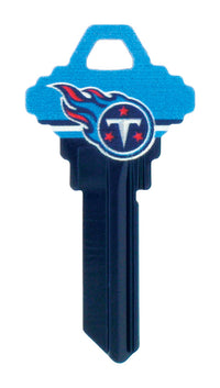 Hillman Tennessee Titans Painted Key House/Office Universal Key Blank Single (Pack of 6).