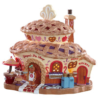 Lemax  Ginger's Pie Shop  Village Building  Multicolored  Porcelain  1 pk