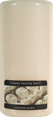 Candle lite 2846570 4" Vanilla Scented Pillar Candle (Pack of 2)