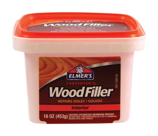 Elmer's Sandable/Paintable Carpenter's Light Brown Wood Filler 16 oz.