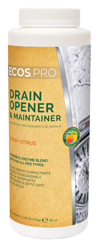 ECOS Pro Earth Friendly Products Powder Drain Opener 2 lb. (Pack of 6)