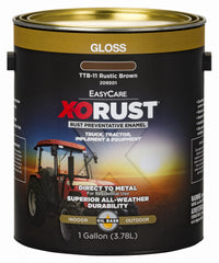 Rust Preventative Paint & Primer, Direct to Metal, Truck, Tractor, Implement & Equipment, Rustic Brown, 1-Gallon (Pack of 2)