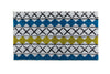SOREMA 2-Piece Grid Bath Rug Set 100% Cotton Multicolor Eco-Friendly 1700 GSM