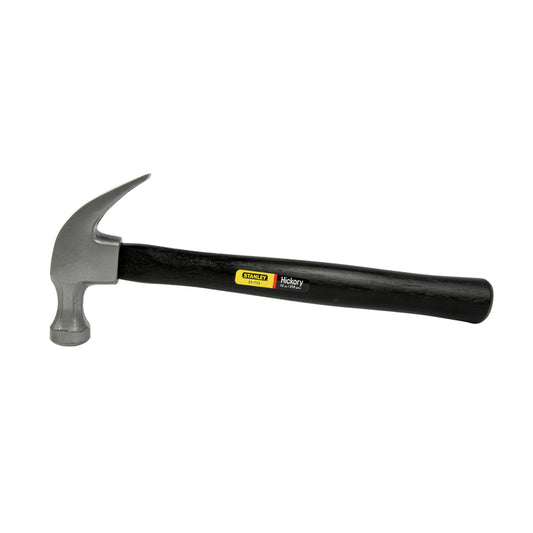 Stanley 13 oz Smooth Face Nailing Claw Hammer 13 in. Hickory Handle