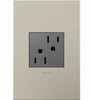 Legrand Adorne 15 amps 125 V Silver Outlet 5-15 R 1 pk
