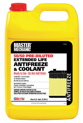 Antifreeze & Coolant, Long Life, 50/50, 1-Gal. (Pack of 6)