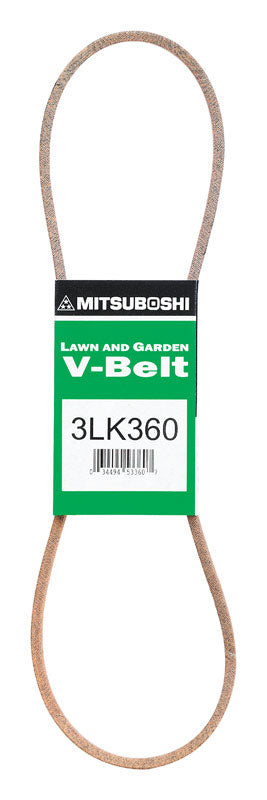 Mitsuboshi  MBL  Standard  V-Belt  0.38 in. W x 36 in. L For All Motors
