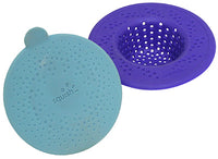 Collapsible Sink Strainer & Stopper, Blue (Pack of 4)
