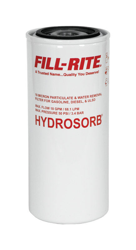 Fill-Rite Nickel Plated Hydrosorb Spin-On Filter 18