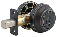 Sat NI DBL Cyl Deadbolt