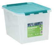 Snapware 1116474 17.5 X 13.5 X 12 Clear/Green Smart Store Poly Home Storage Container (Pack of 6)