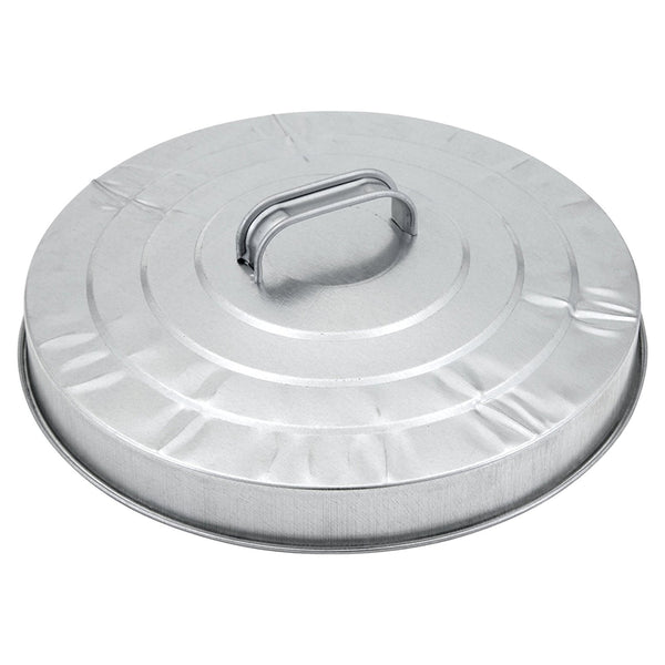 Tapa para bote de basura de acero galvanizado de 6 galones de Behrens. Incluye tapa a prueba de animales/resistente a los animales (paquete de 6)