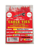 Tool City 4 in. L Red Cable Tie 100 pk