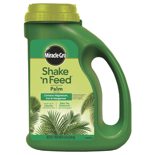 Miracle Gro Shake 'N Feed Palm Plant Food 8-8-8 Granules Continuous Release 4.5 Lb.