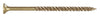 Power Pro Wood Screws, Self-Drilling, Bronze Ceramic, 5-In. x #10, 5-Lbs.