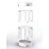 Deflect-O 11 in. H x 3 in. W x 3 in. D Stackable Craft Bin (Pack of 8)