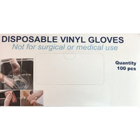 Highmen L Vinyl White Disposable Gloves