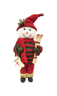Ski/Skate Snowman Decor (Pack of 4)